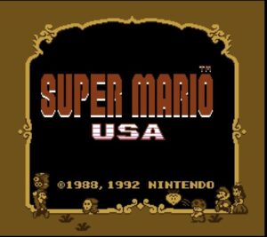 スーパーマリオUSA ファミリーコンピュータ タイトル