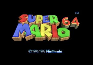 スーパーマリオ64 NINTENDO64 タイトル