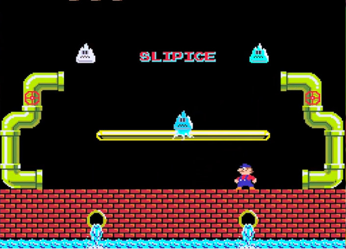 アーケード マリオブラザーズ スリップアイス