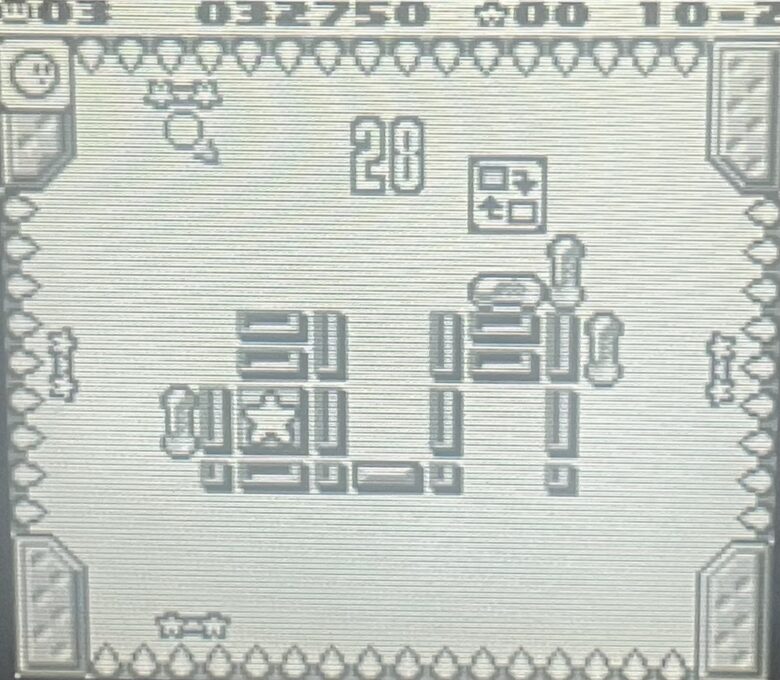 カービィのブロックボール ゲームボーイ ラウンドボーナス